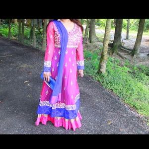 Indian anarkali long dress
